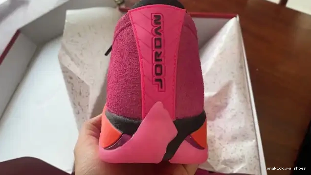 Rep Shocking DH4121-600 14 Pink Retro Jordan Low (W) 0419